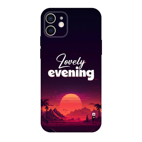 Lovely Evening Back Case for iPhone 12 Pro